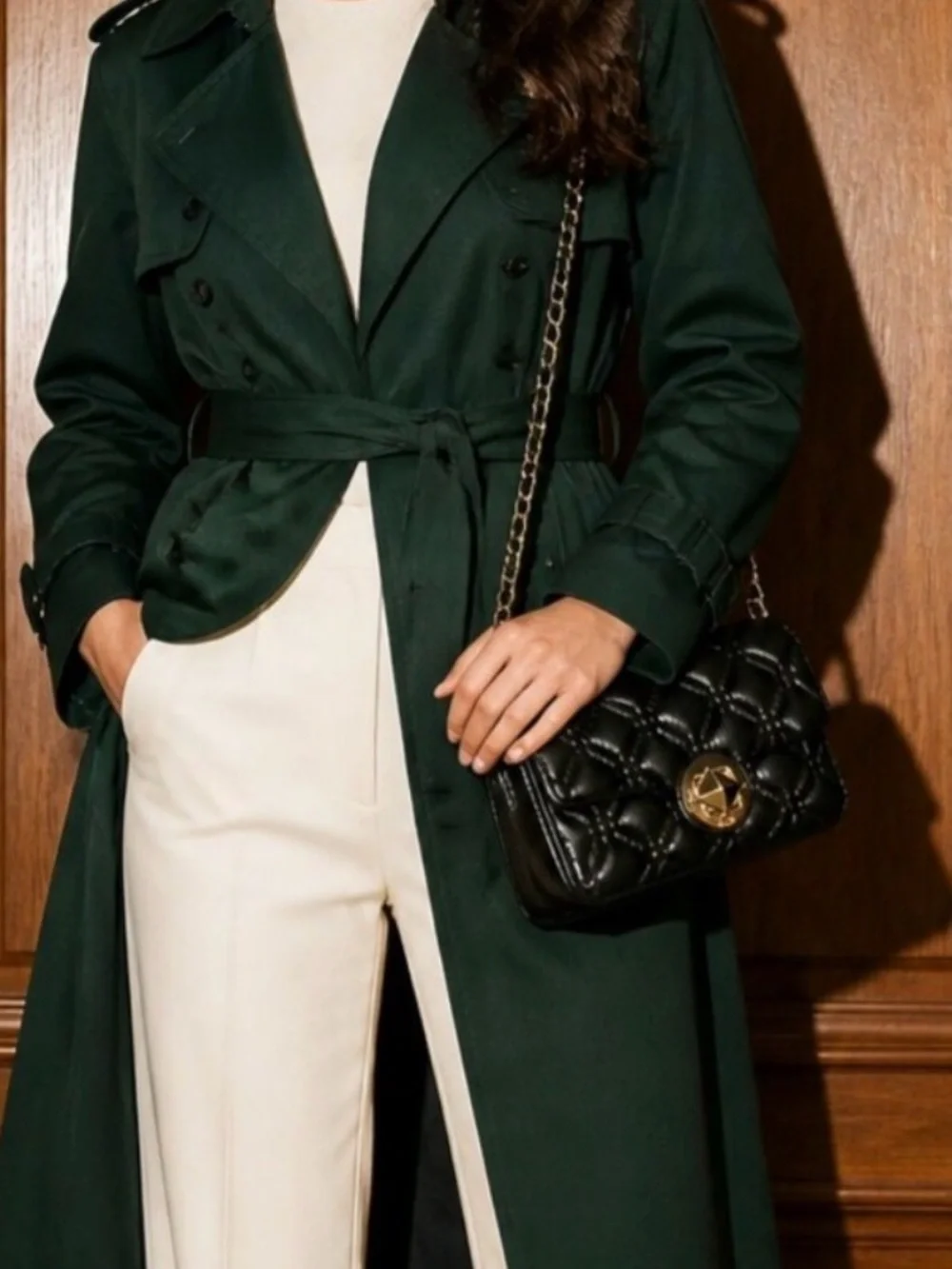 Kate Spade New York Astor Court Naomi Quilted Black Leather  Crossbody Bag.